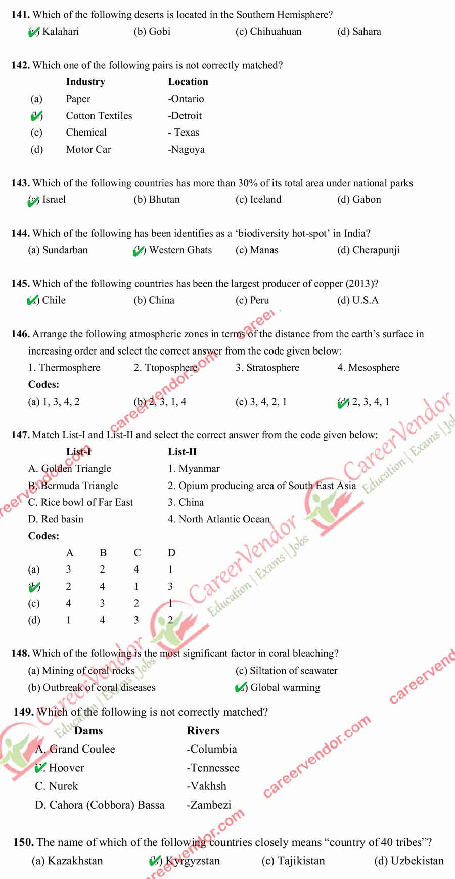 UPPSC Answer Key 2015 Pre - Page 16