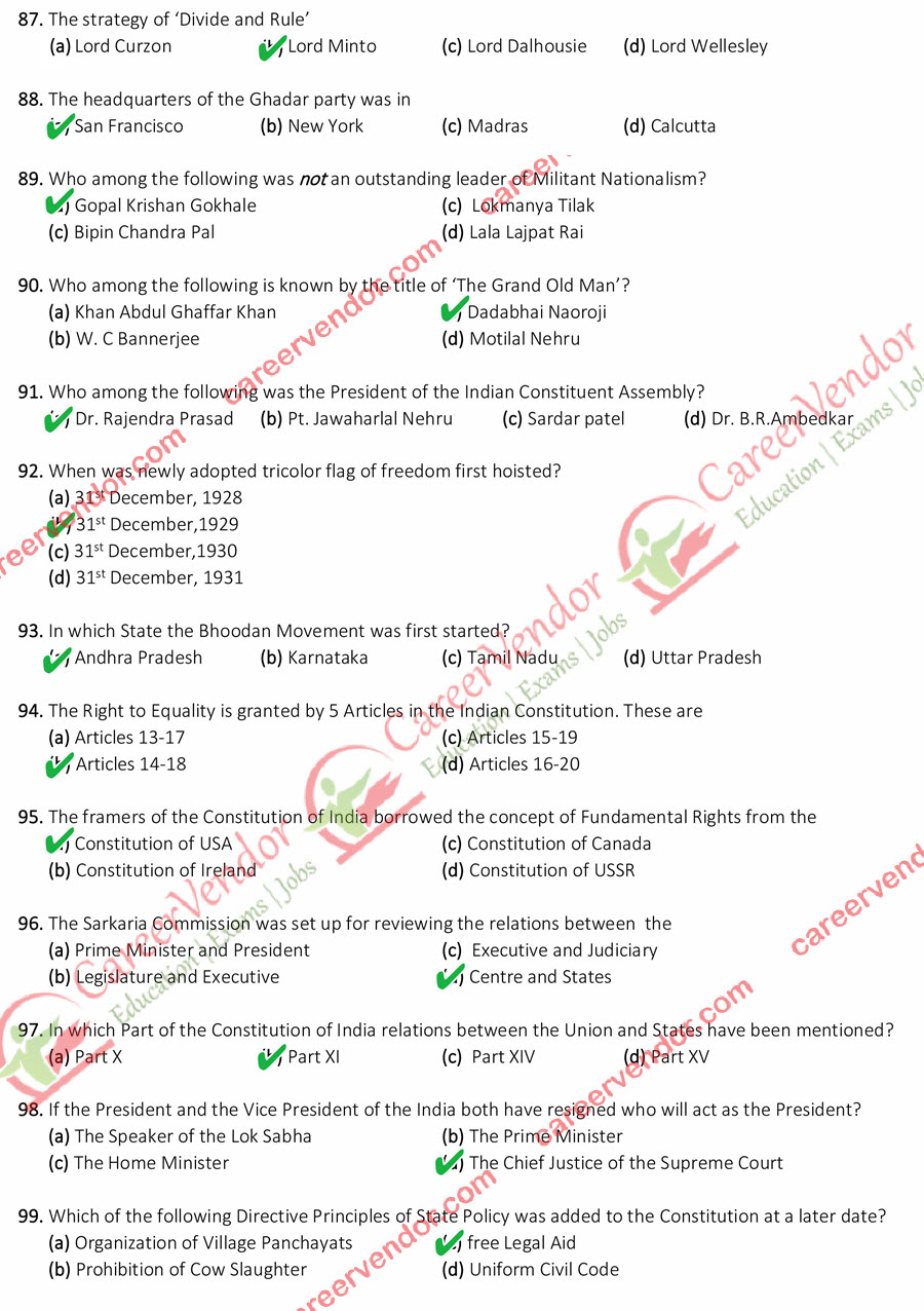 UPPSC RO ARO answer key - Page 8