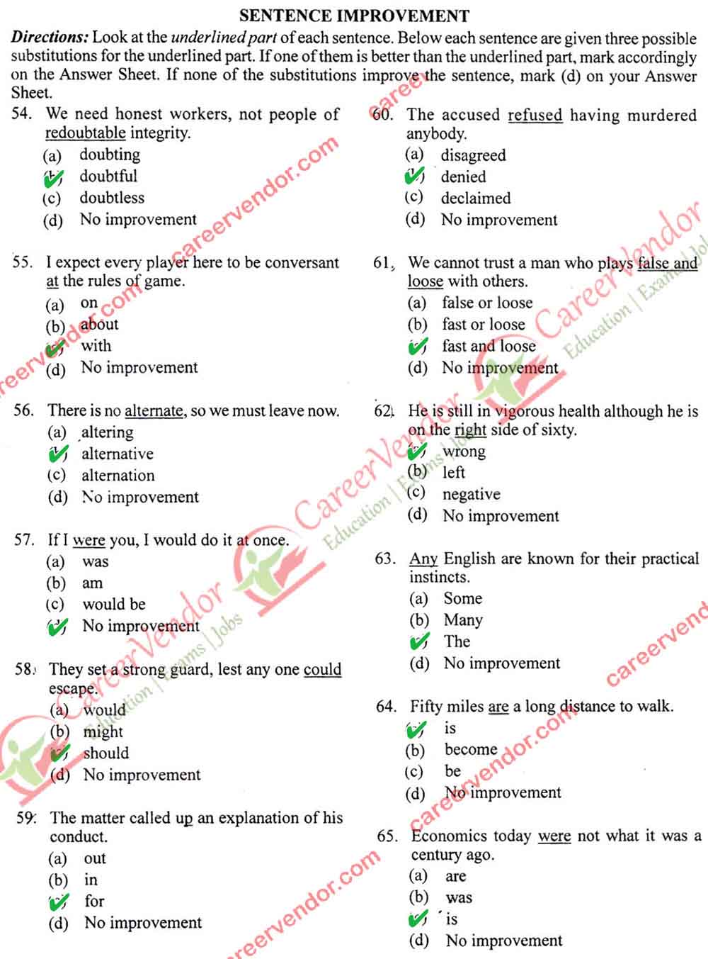 CDS 1 2015 English Answers - Page 8