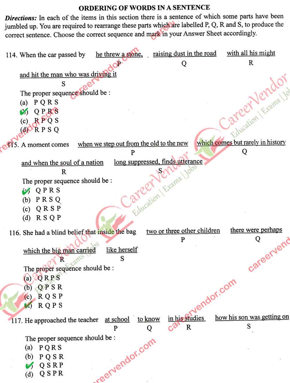 CDS 1 2015 English Answers - Page 13