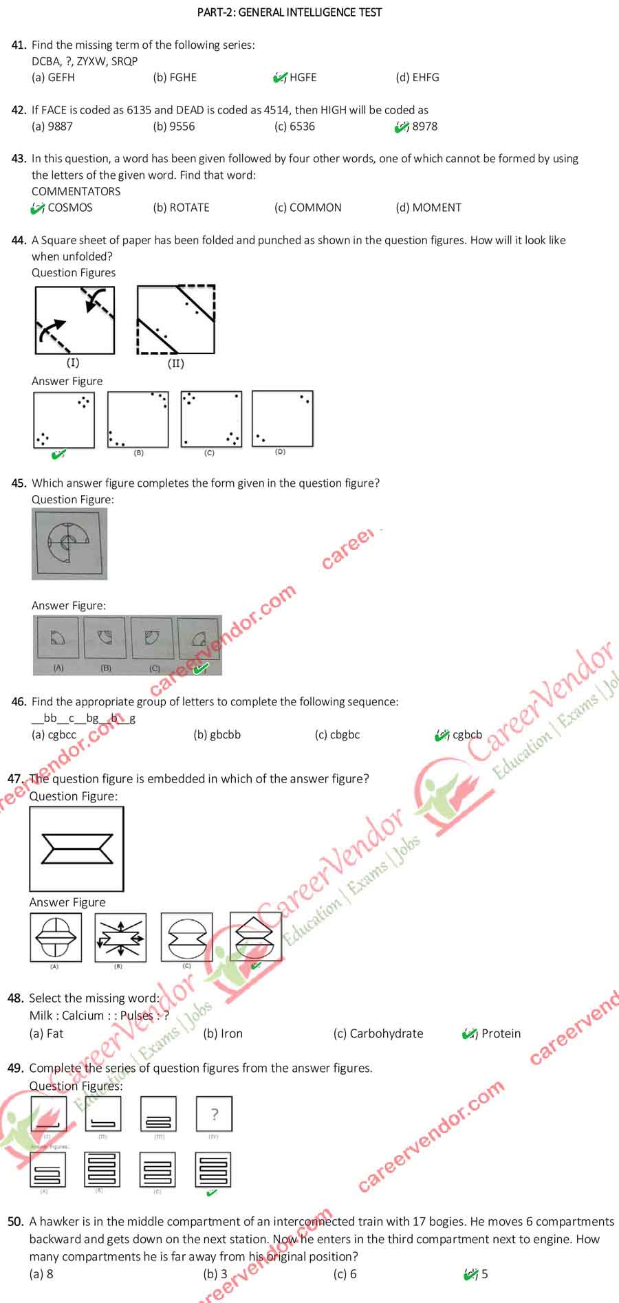 UPSSSC Junior Assistant 2015 answer key - Page 4